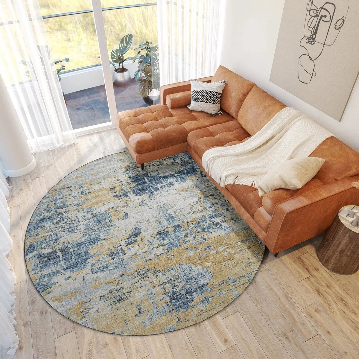 Camberly CM4 Navy Rug