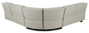 Medford Power 3-Seat Reclining Sectional Driftwood Tan