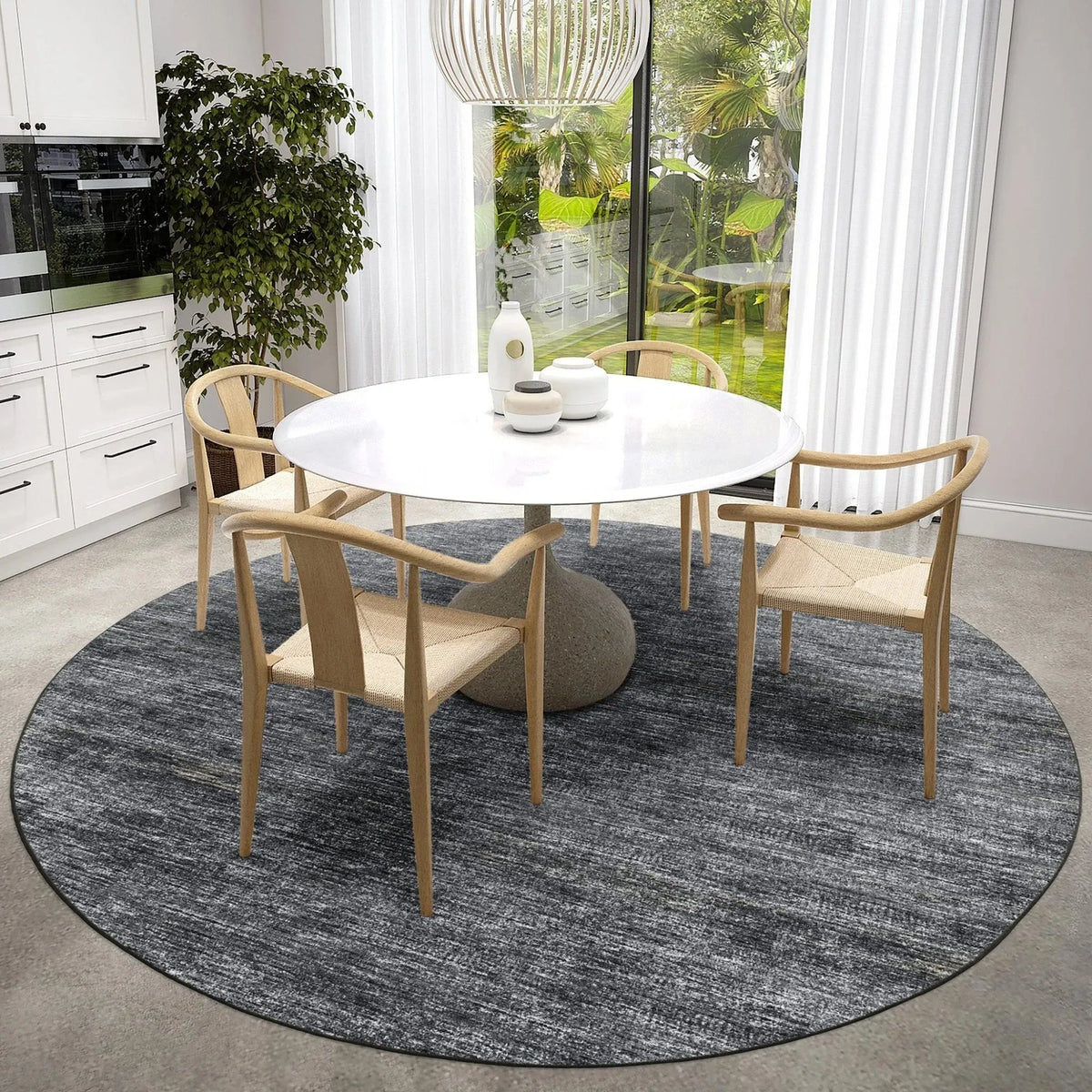 Ciara CR1 Charcoal Rug