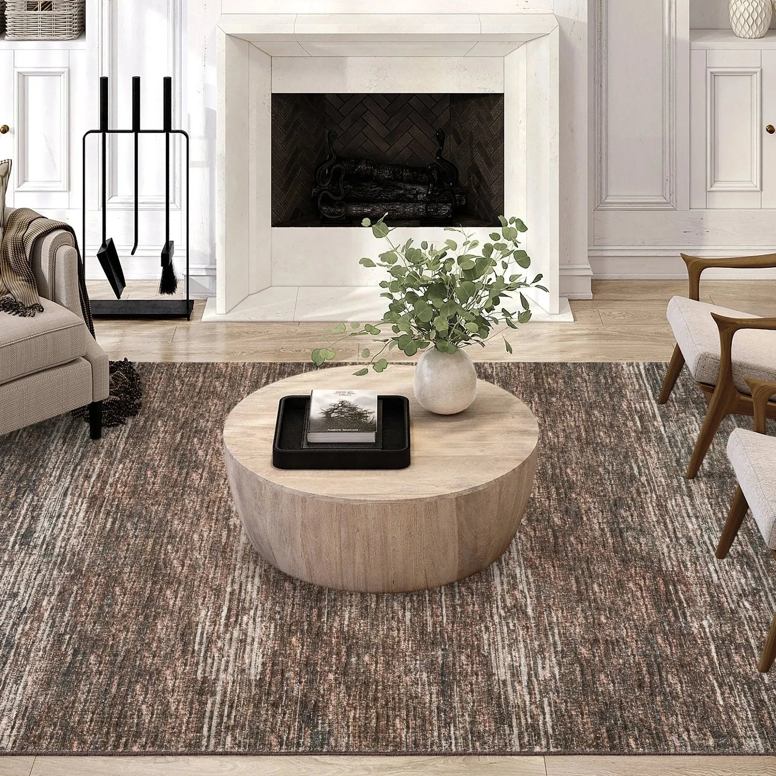 Ciara CR1 Chocolate Rug