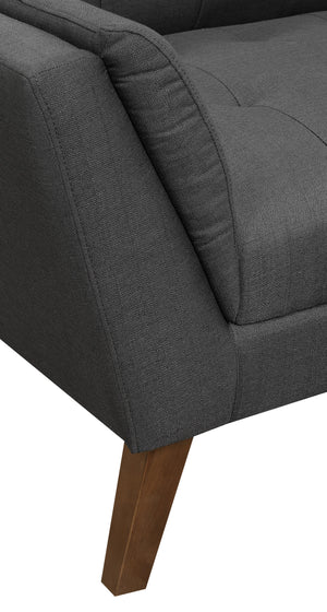 Binetti Sofa Charcoal Pebble