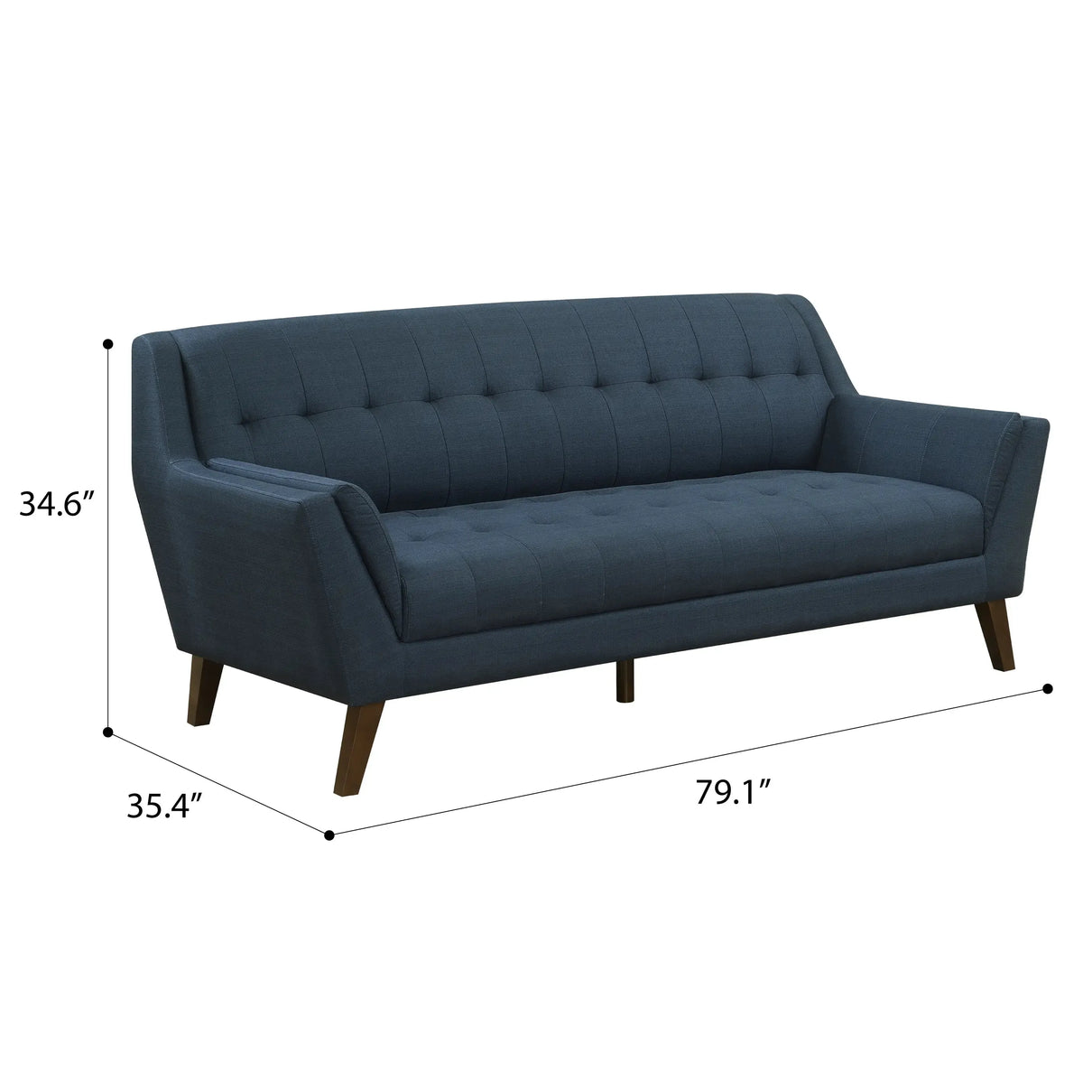 Binetti Sofa Navy Peacock