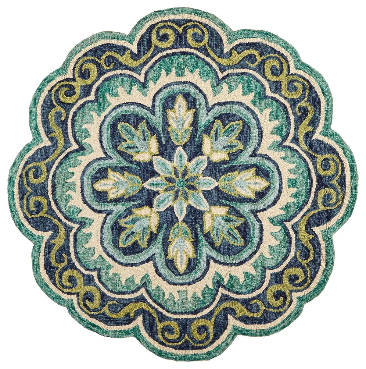 Dazzle 54076GRN Green Rug