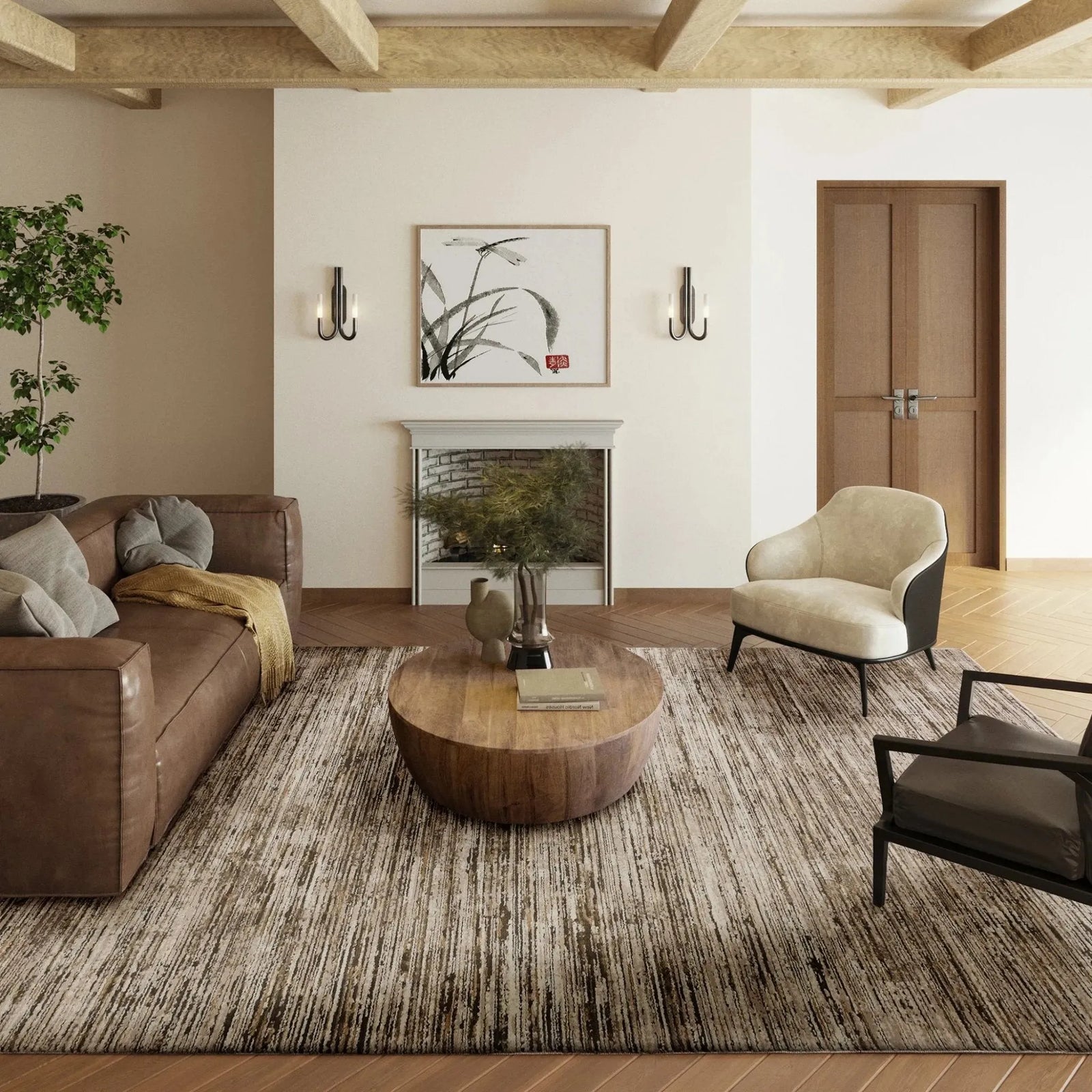 Denizi DZ1 Mocha Rug