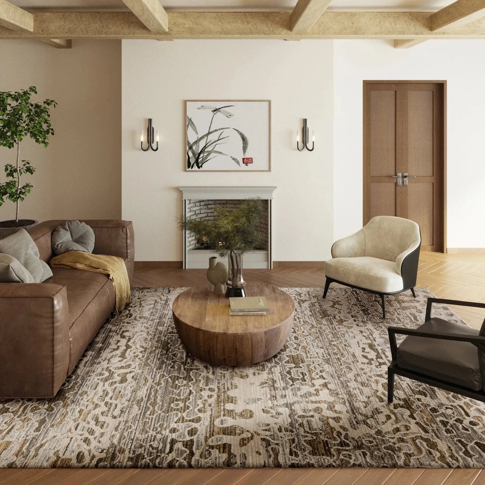 Denizi DZ6 Mocha Rug
