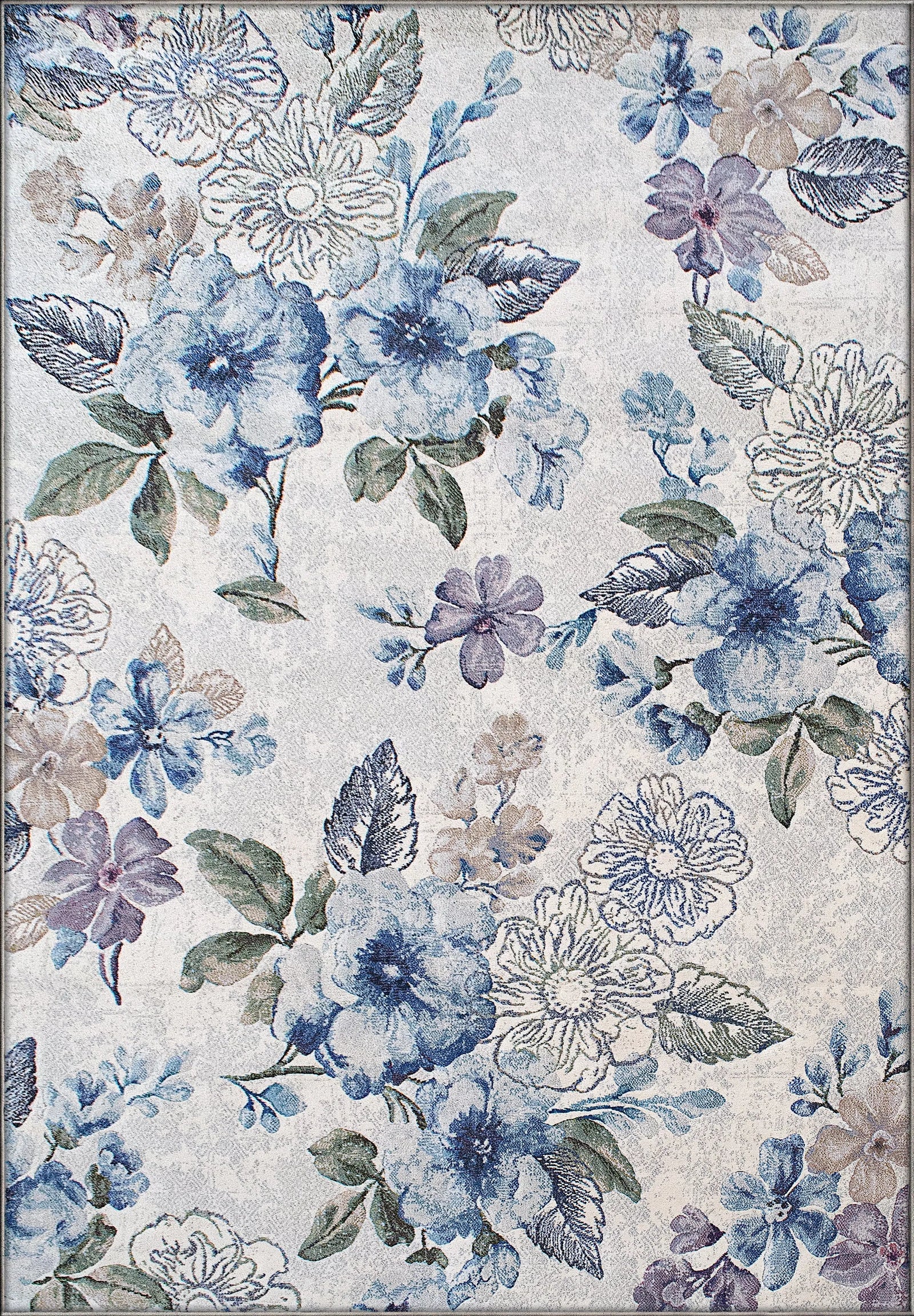Eclipse 63322-6141 Cream/Blue Rug