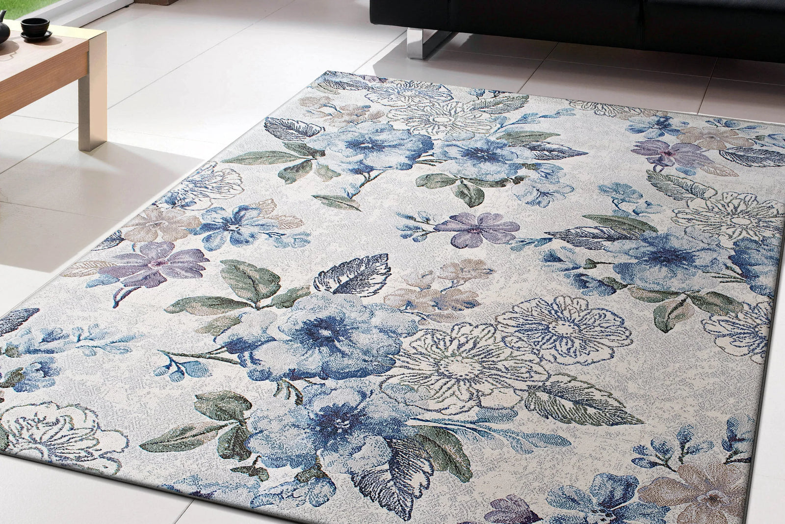 Eclipse 63322-6141 Cream/Blue Rug