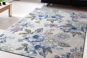 Eclipse 63322-6141 Cream/Blue Rug