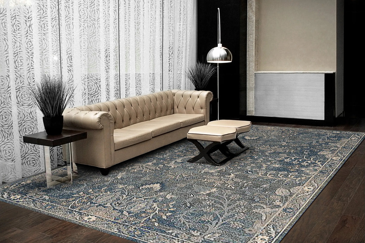 Savoy 3585-599 Denim/Multi Rug