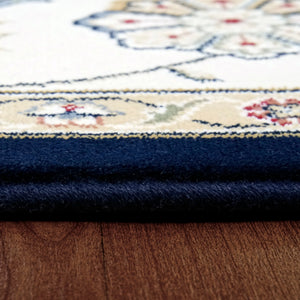 Ancient Garden 57365-3464 Blue/Ivory Rug