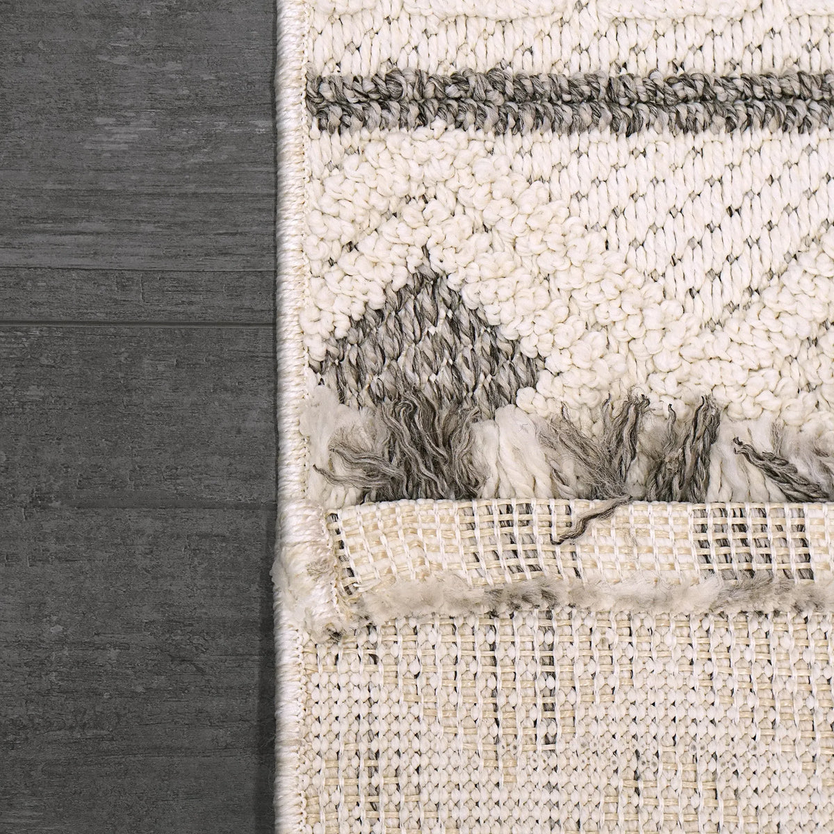 Seville 3612-809 Beige/Dark Grey Rug