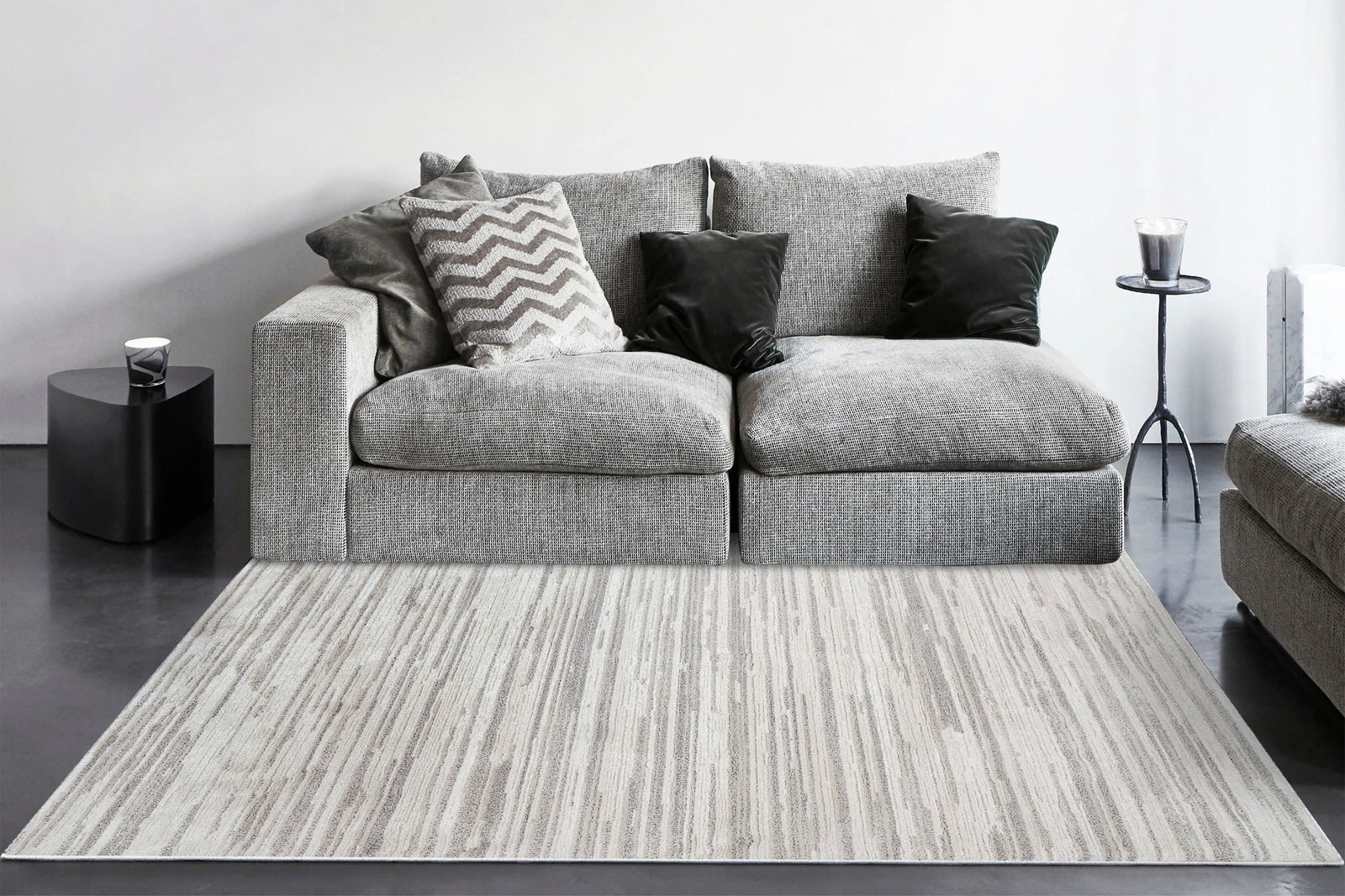 Monroe 9803-899 Beige/Grey Rug