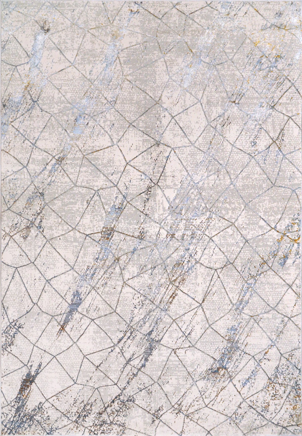 Gold 1352-897 Cream/Silver Rug