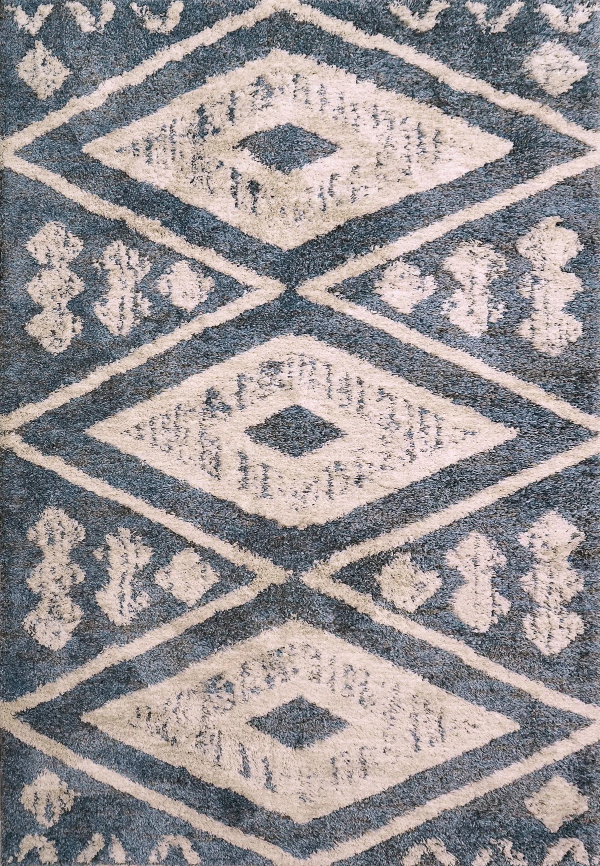 Cruz 7003-501 Blue/Ivory Rug