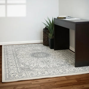 Ancient Garden 57119-9666 Soft Grey/Cream Rug