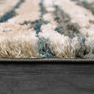 Cruz 7005-501 Blue/Ivory Rug