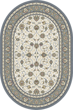 Ancient Garden 57120-6454 Ivory/Light Blue Rug