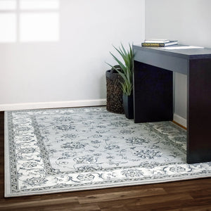 Ancient Garden 57365-9666 Grey/Cream Rug