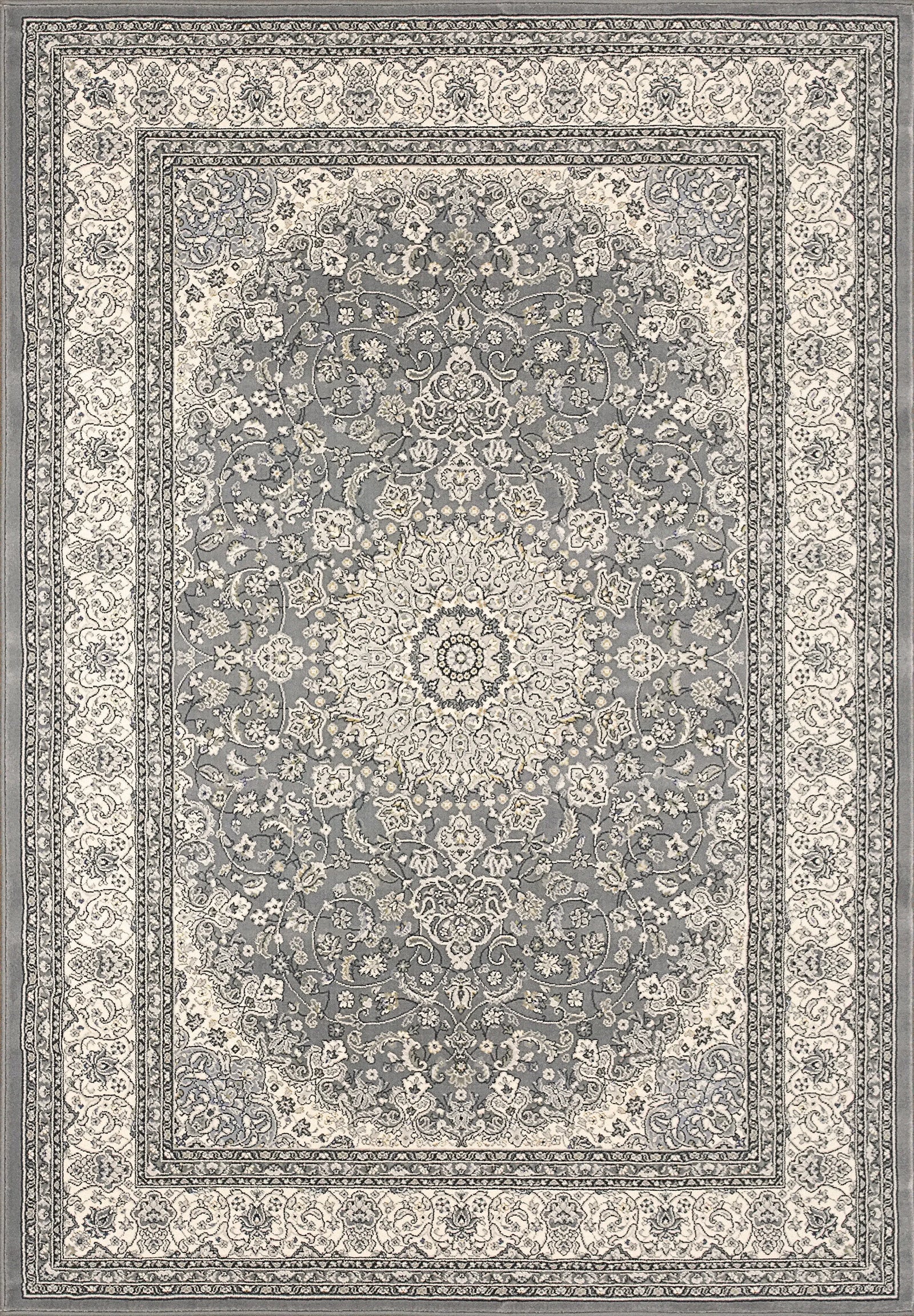 Ancient Garden 57119-5666 Grey/Cream Rug