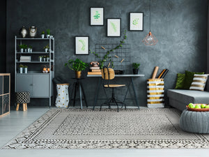 Lotus 8148-190 Ivory/Charcoal Rug