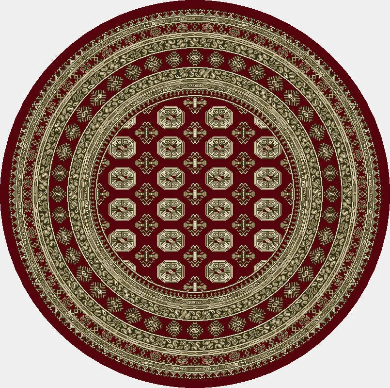 Ancient Garden 57102-1293 Red/Beige Rug