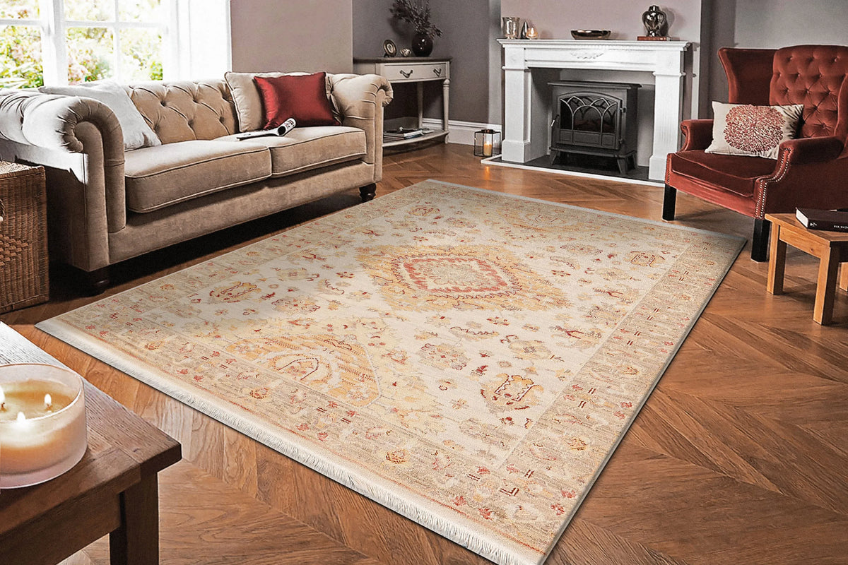 Wade 18602-869 Taupe/Rust Rug