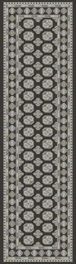 Ancient Garden 57102-3636 Charcoal/Silver Rug
