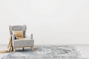 Ruby 2161-950 Grey/Blue Rug