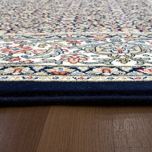 Ancient Garden 57011-3464 Navy Rug