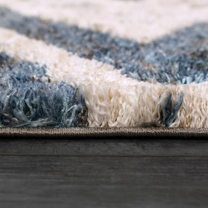 Cruz 7003-501 Blue/Ivory Rug
