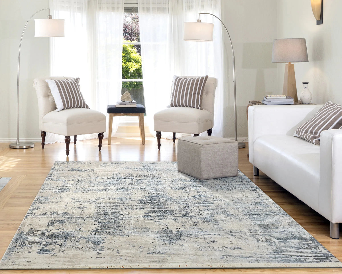 Mood 8451-150 Ivory/Blue Rug