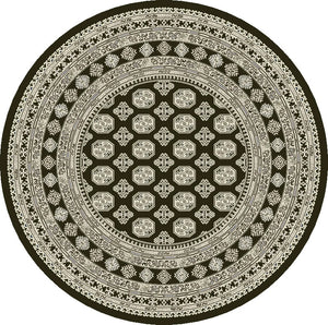 Ancient Garden 57102-3636 Charcoal/Silver Rug