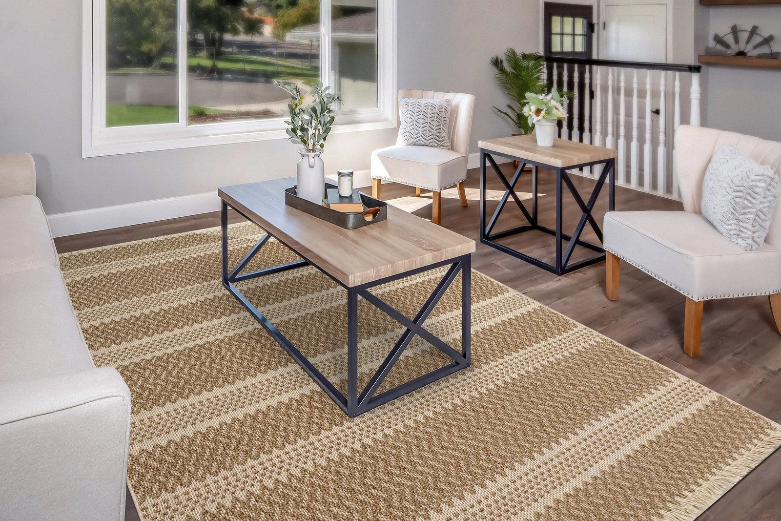Seville 3613-800 Beige Rug