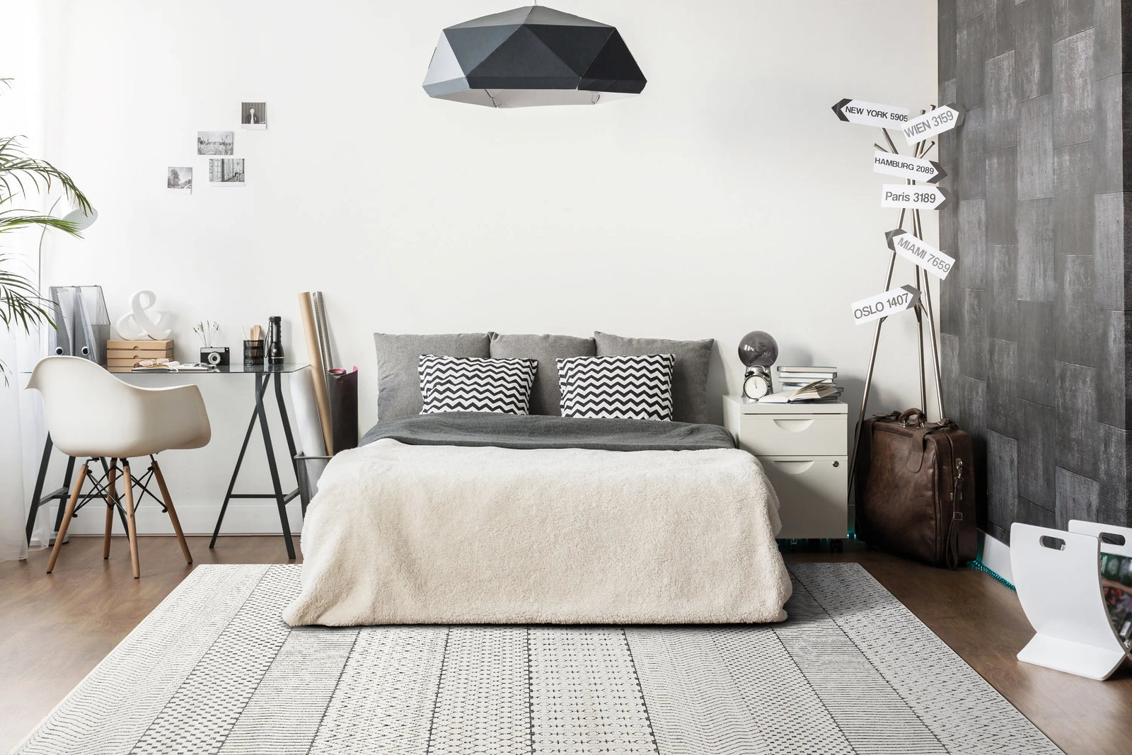 Lotus 8140-190 Ivory/Grey Rug