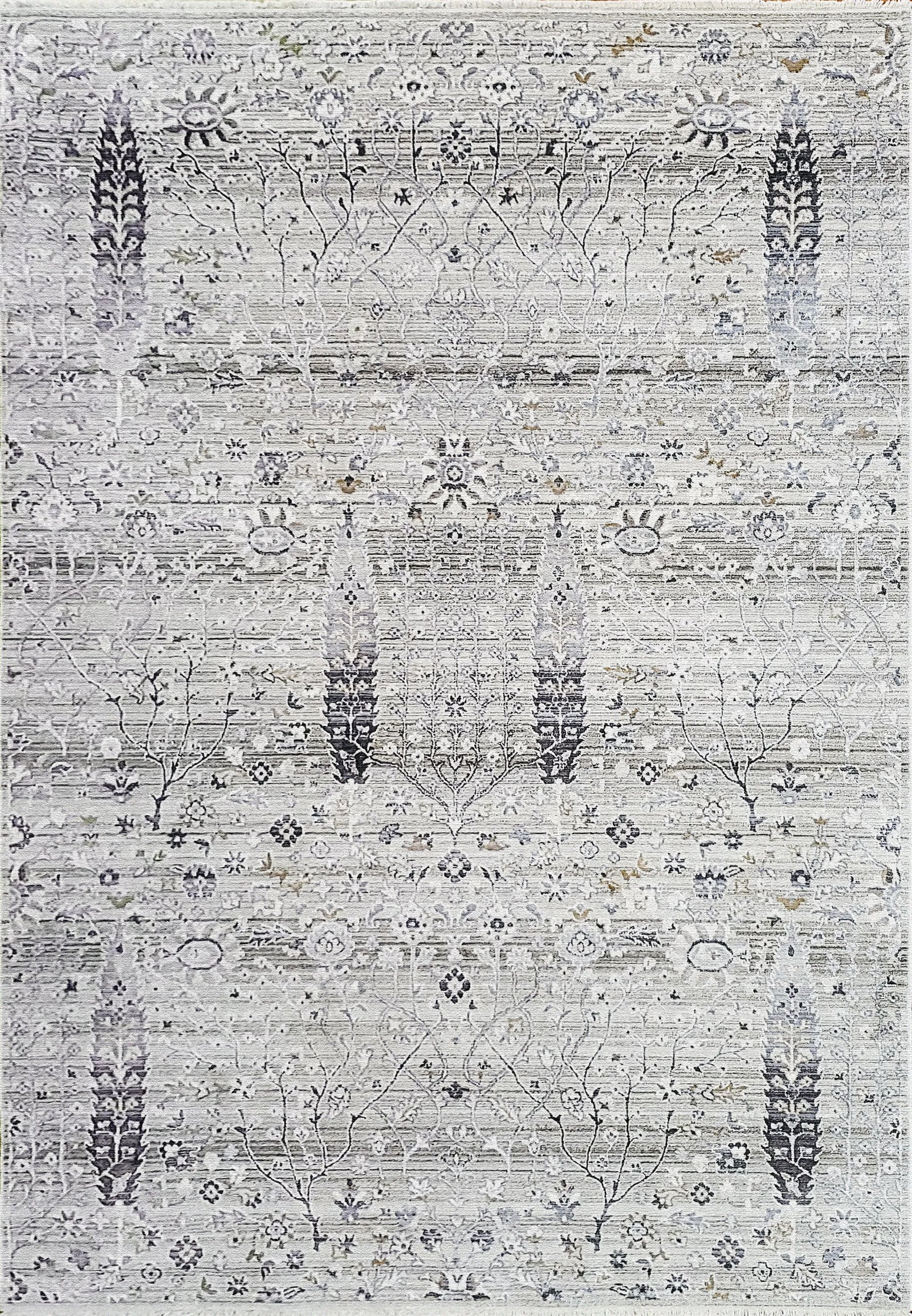 Refine 4635-897 Taupe/Silver Rug