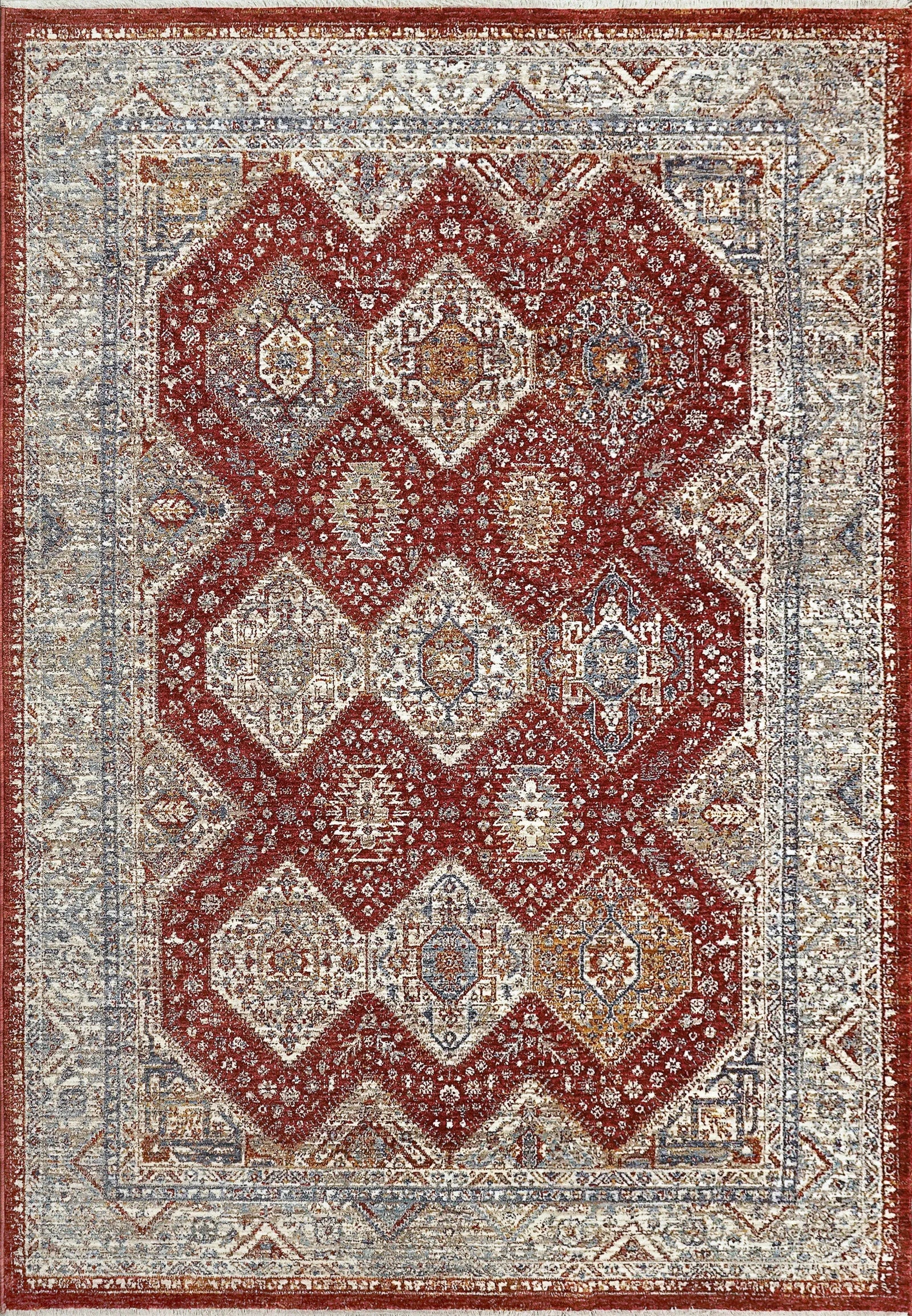 Dakota 6641-399 Red/Multi Rug