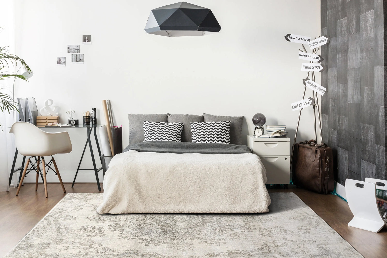 Castilla 3558-195 Light Grey Rug