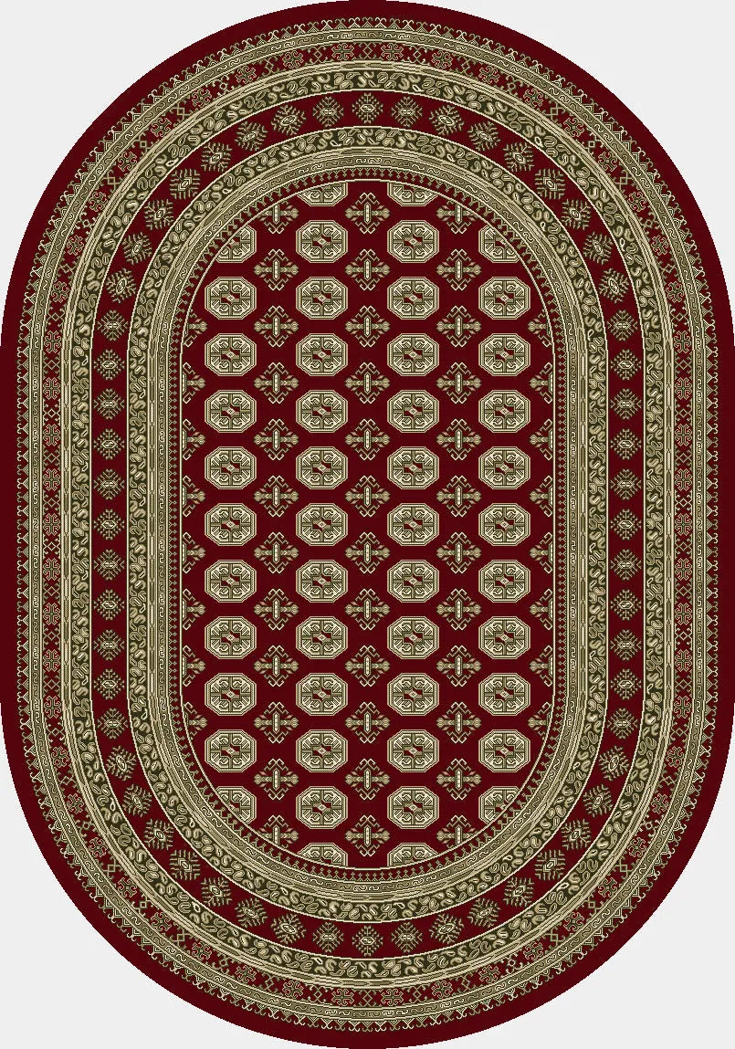 Ancient Garden 57102-1293 Red/Beige Rug