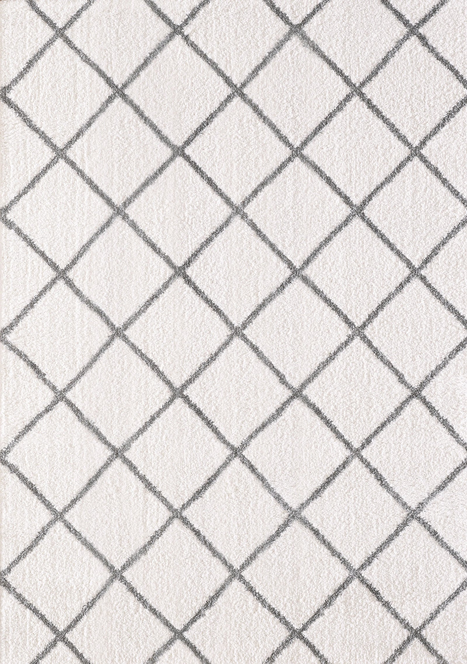 Silky Shag 5920-110 Ivory/Silver Rug