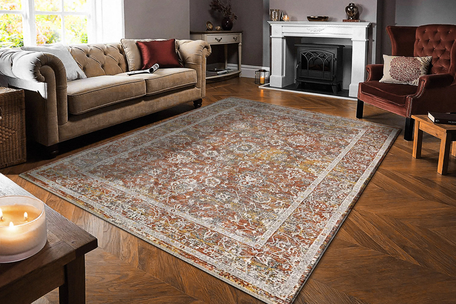 Skyler 6713-699 Copper/Multi Rug