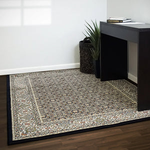 Ancient Garden 57011-3464 Navy Rug