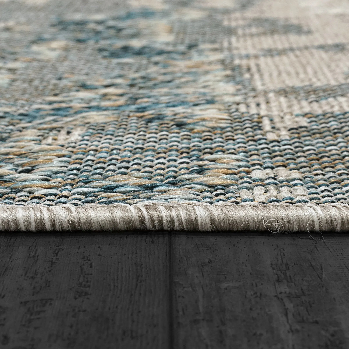 Melissa 4234-950 Grey/Blue Rug