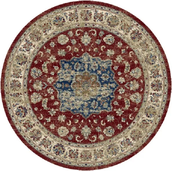 Ancient Garden 57559-1464 Red/Ivory Rug