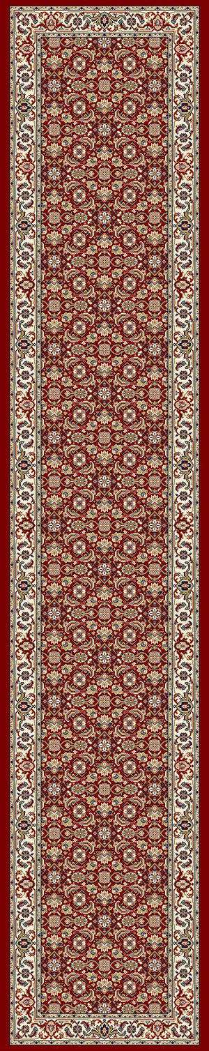 Ancient Garden 57011-1414 Red/Ivory Rug