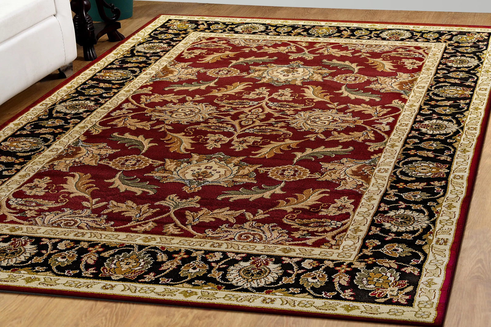 Yazd 1744-310 Red Rug