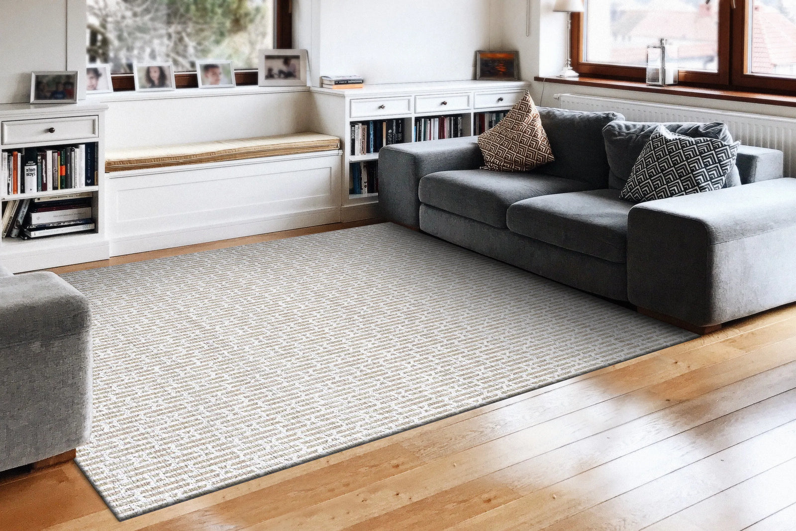 Remix 6386-180 Cream/Beige Rug