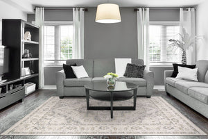 Calypso 13504-190 Ivory/Grey Rug