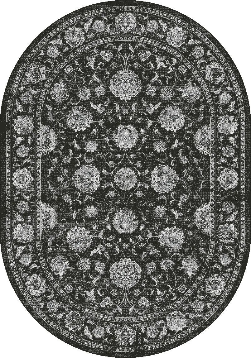 Ancient Garden 57126-3636 Charcoal/Silver Rug