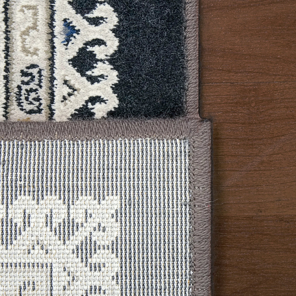 Ancient Garden 57102-3636 Charcoal/Silver Rug