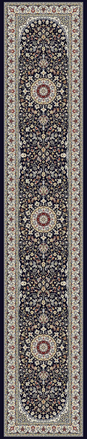 Ancient Garden 57119-3434 Blue/Ivory Rug